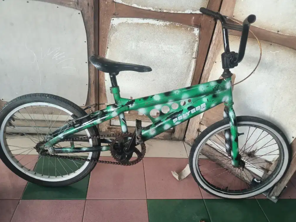 Sepeda BMX uk20 rangka kokoh rem pakem siap pakai