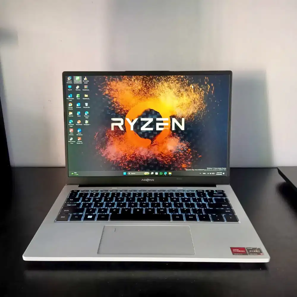 Workplus Ryzen 5 6600H 16/512GB Mulus Laptop Office Sekolah