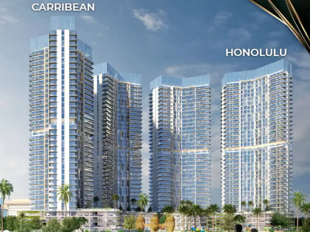 Dijual Apartemen Gold Coast PIK Tower Carribean Type 1 BR Luas 51