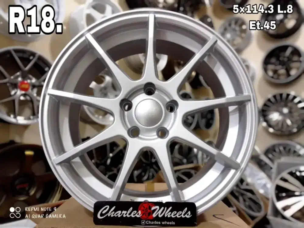 VELG RACING P9 R18 SILVER