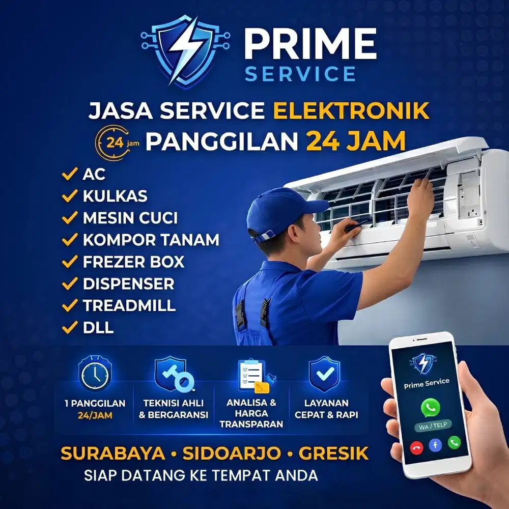 Jasa Service Elektronik Panggilan 24 Jam Surabaya Sidoarjo Gresik