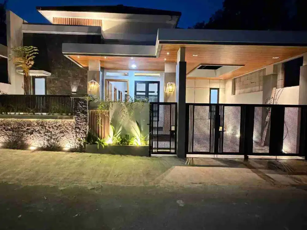 Rumah 1 Lantai Tropis Modern Di Jogja
