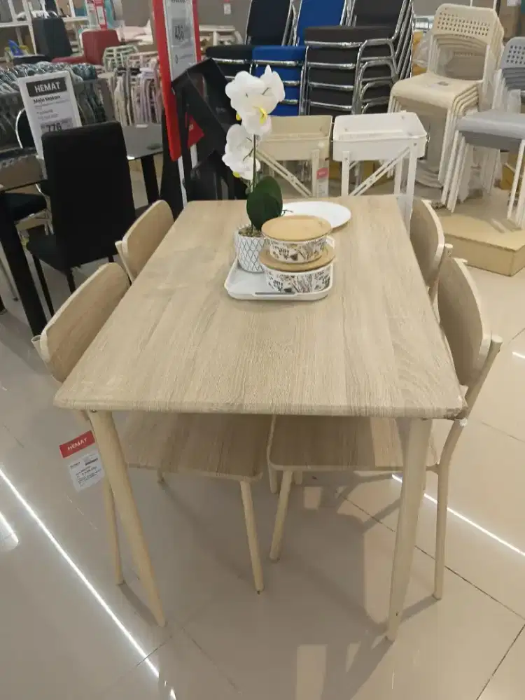 LAMIRA MEJA MAKAN SET BEIGE
