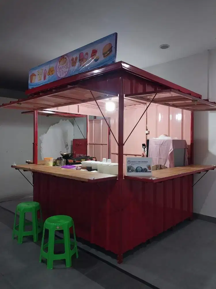 booth kontainer bekas