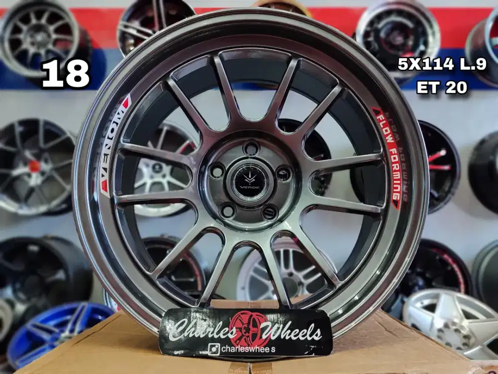 VELG VENOM 5 R18 HYPERBLACK