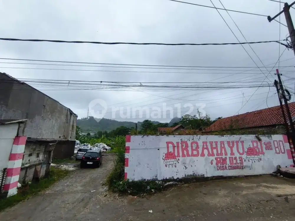 Jual Tanah Datar Full Benteng di Ciburuy Padalarang Bandung