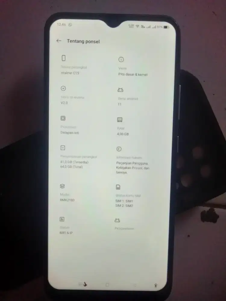Realme c15 (4/64)