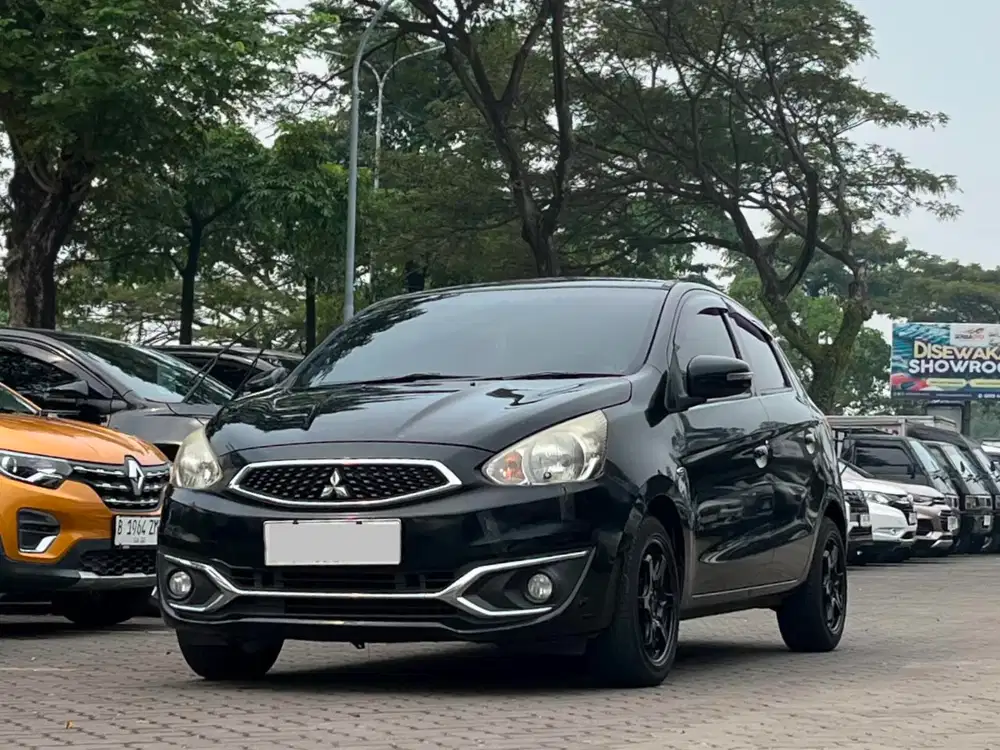 [ TERAWAT ] MITSUBISHI MIRAGE EXCEED 1.2 AT MATIC 2016 HITAM