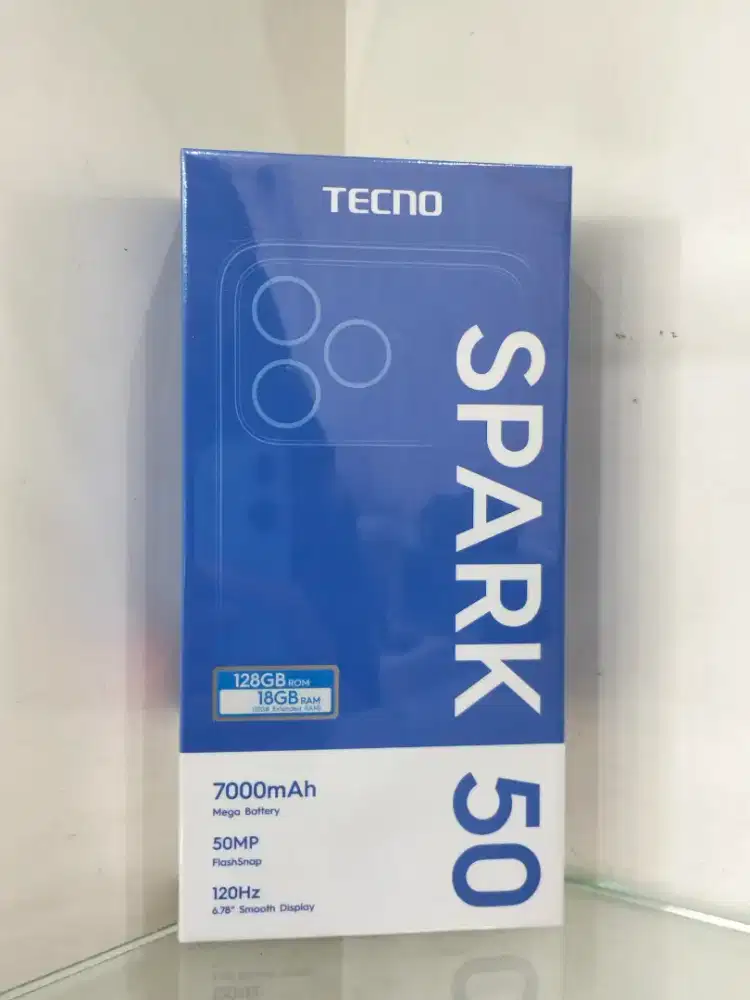 Tecno Spark 50 6/128GB New Segel Garansi Resmi