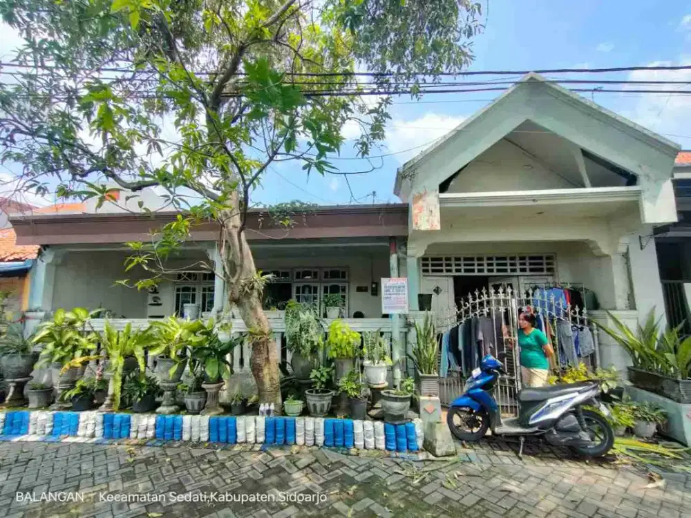 DI JUAL RUMAH

PERUM MERPATI KEHUTANAN 
JLN  : BANGKIRAI BLOK DD - 13
KEL. : PABEAN
KEC. : SEDATI 
KAB  : SIDOARJO