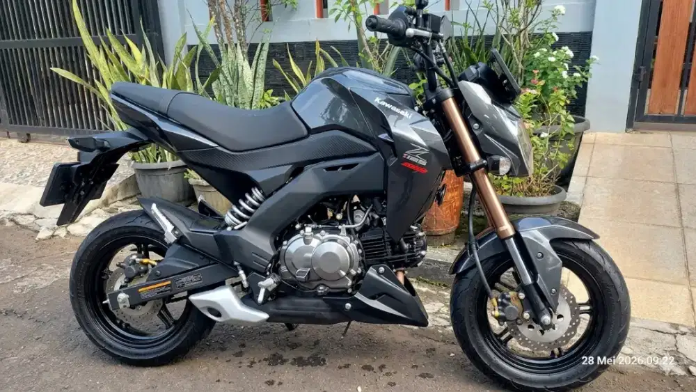 Kawasaki Z125 PRO 2018 Rare Color (Abu-Abu Metallic) - Siap Pakai