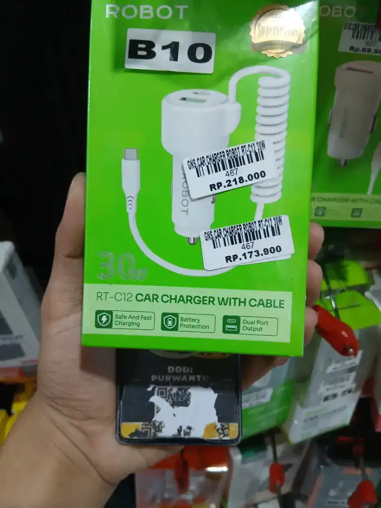 CAR CHARGER ROBOT RT-C1230W
 |ATLANTIS DAHSYAT
