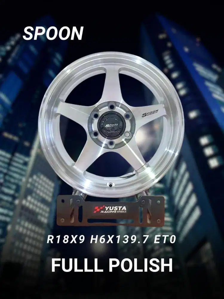 VELG SPOON BY YUSTA R18*9 H6*139.7 pajero,fortuner,hilux,triton