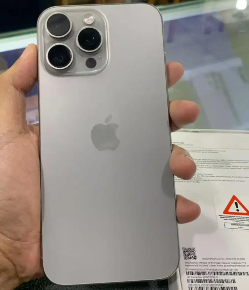 Iphone 16 Pro Max 1TB 1Tera 1 TB Tera Natural LIKENEW BH 100 Sept 2026