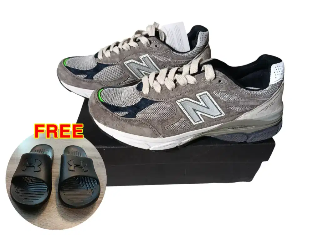 NB 990 Grey New Bonus Sandal Under Armor