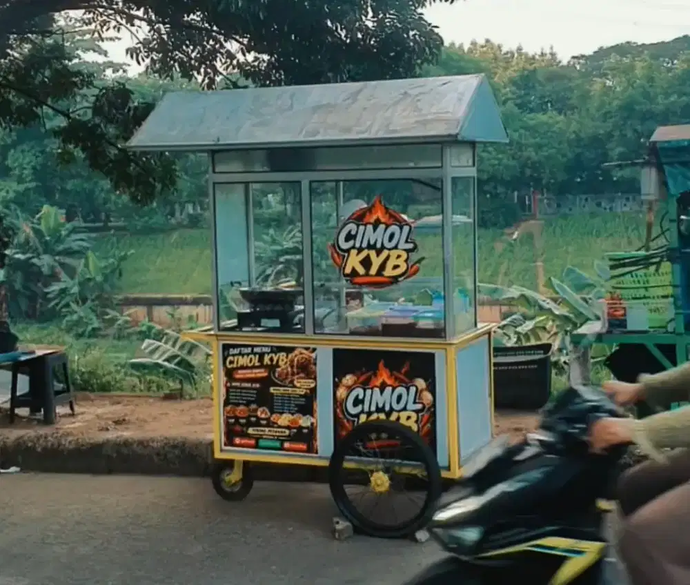 Grobak masih bagus seperti baru.