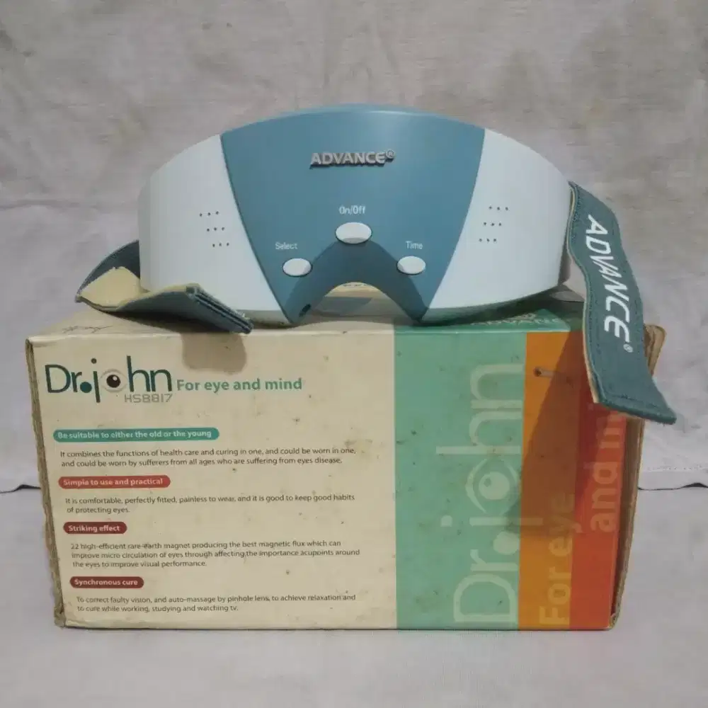 Advance dr. John hs8817, relaksasi mata lelah, tidur nyenyak