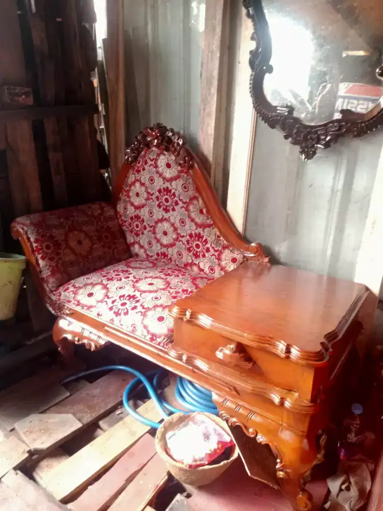 Meja telpun jati serbaguna