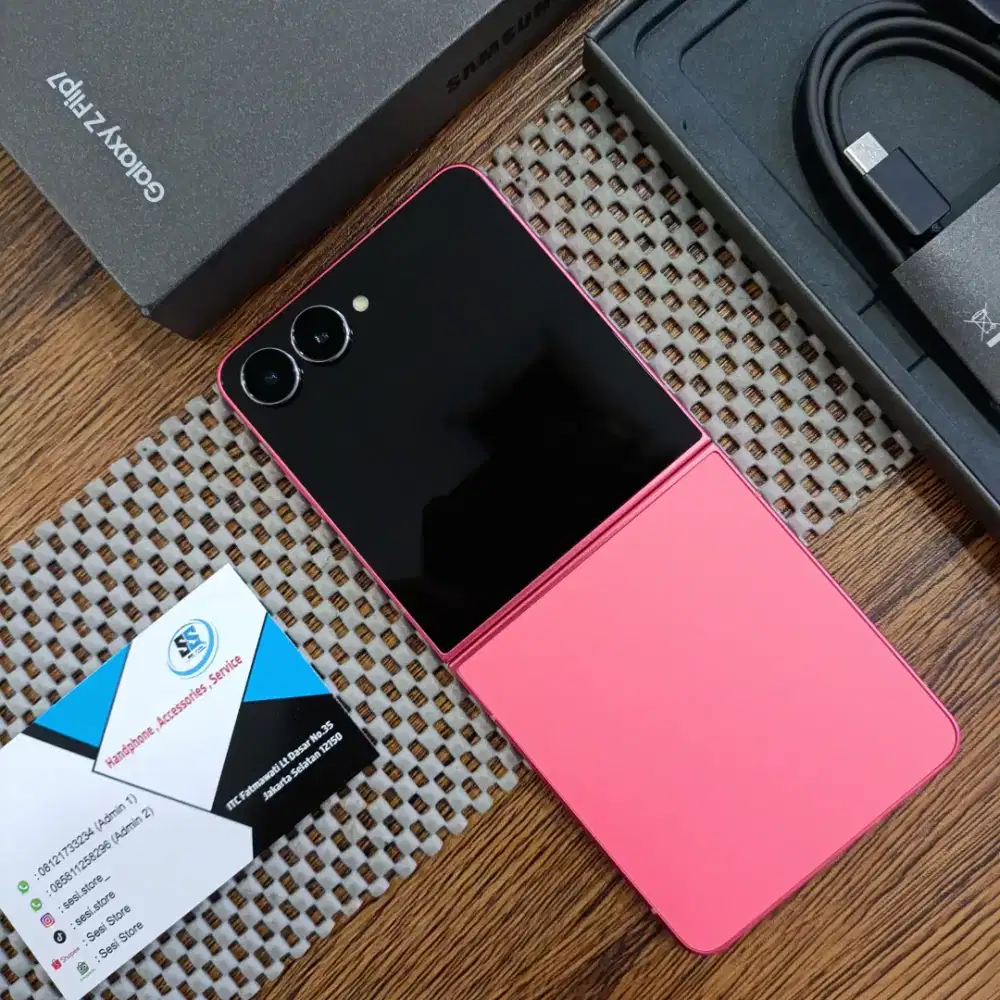 Samsung Z flip 7 12/512gb Coral red mulus jual cepet aja Gransi pnjang