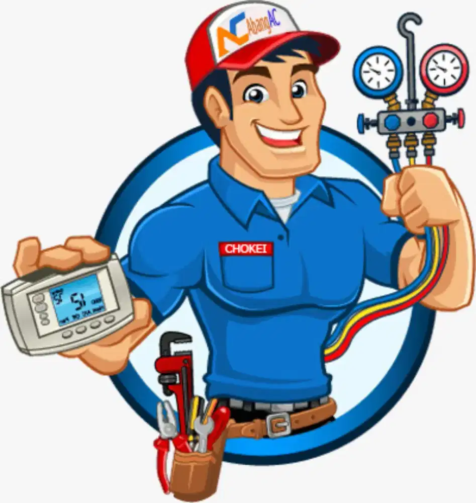 Cuci dan servis ac