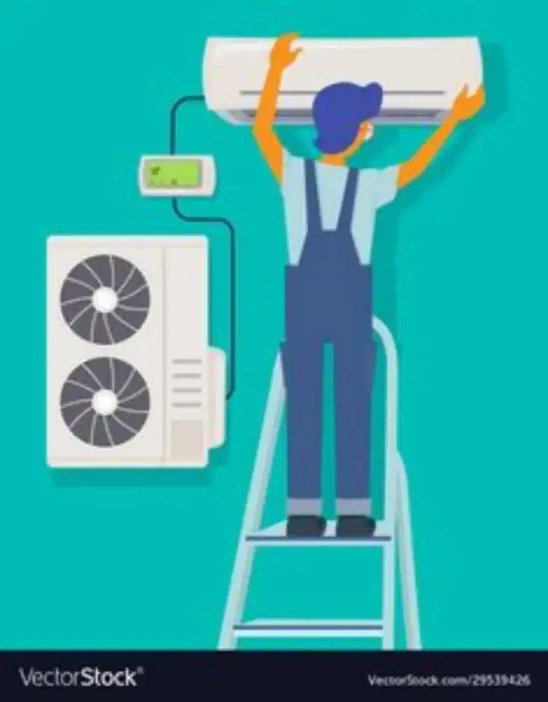 Cuci dan servis ac