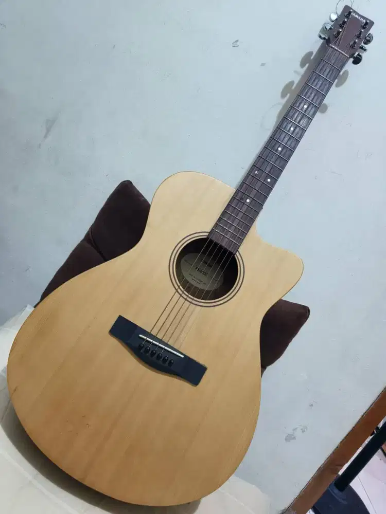 Gitar Guitar Akustik String Acoustic Yamaha FS400C Original Second Bag