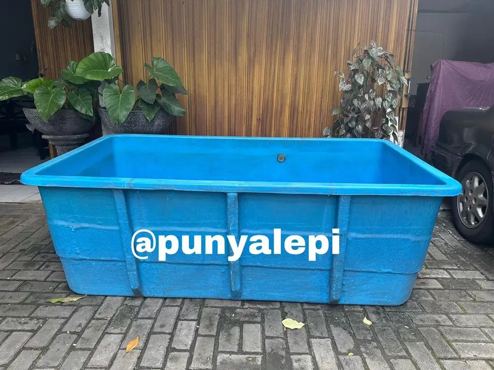 Jual Bak Fiber ikan, Tong Filtrasi 4 buah, Media Filter dan Filter