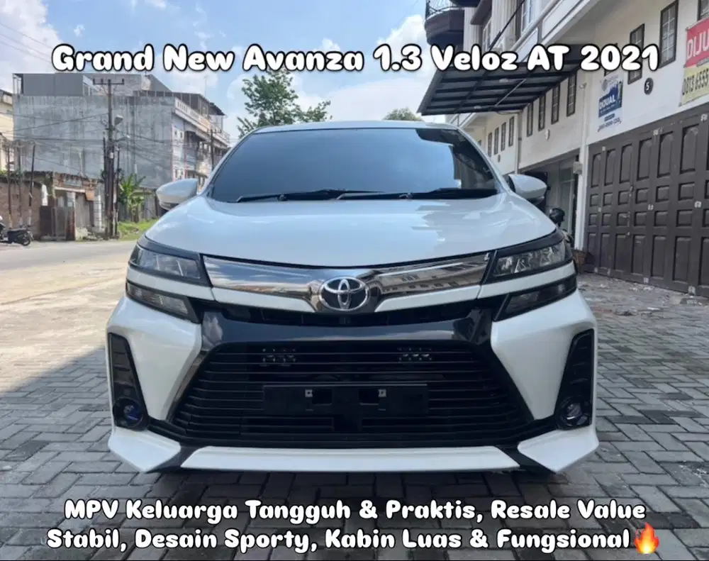 (TDP 35 JUTA!) Toyota Grand New Avanza 1.3 Veloz Automatic Putih 2021