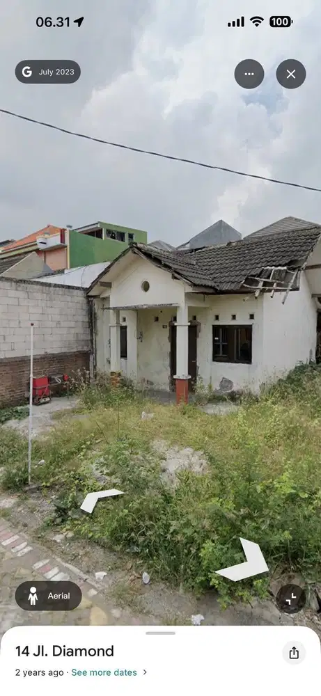 DIJUAL CEPAT (HITUNG TANAH): Lokasi Emas di Griya Bunder Asri, Gresik