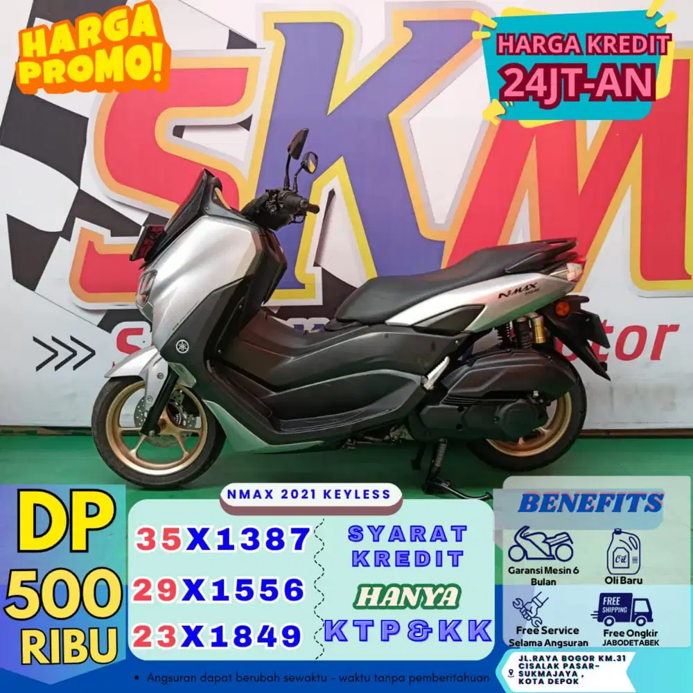 (proses kilat DP 500 lngsng gas) NMAX 2021 cash credt