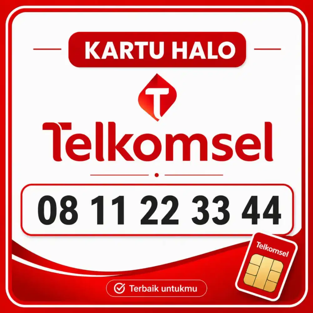 Nomor Cantik Halo 10 Digit super