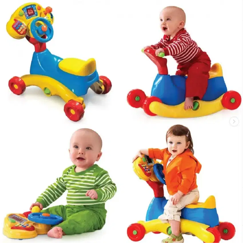 VTECH GROW & GO RIDE ON Play fun kids rent sewa