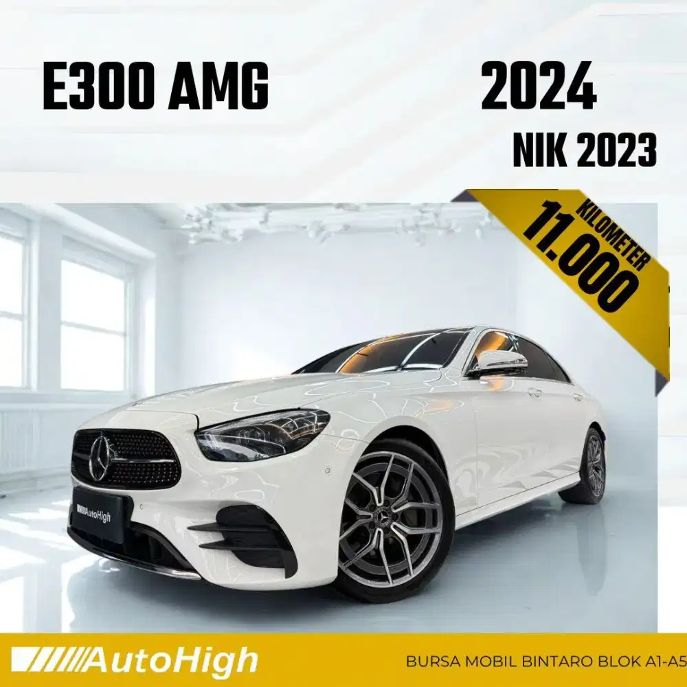 DP10% [Km11.000] E300 AMG 2023 White Reg 2024 #AUTOHIGH