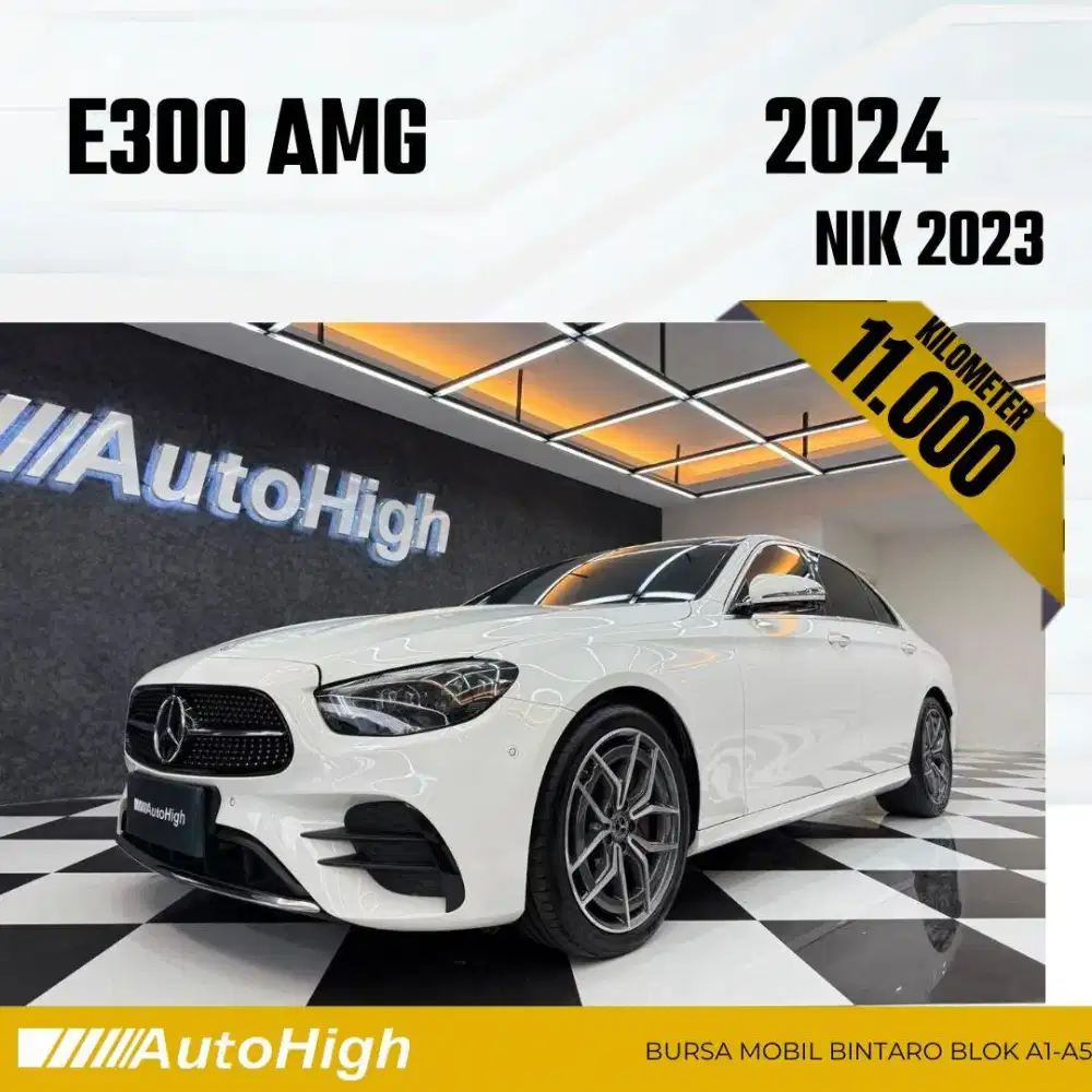 DP10% [Km11.000] E300 AMG 2023 White Reg 2022 #AUTOHIGH