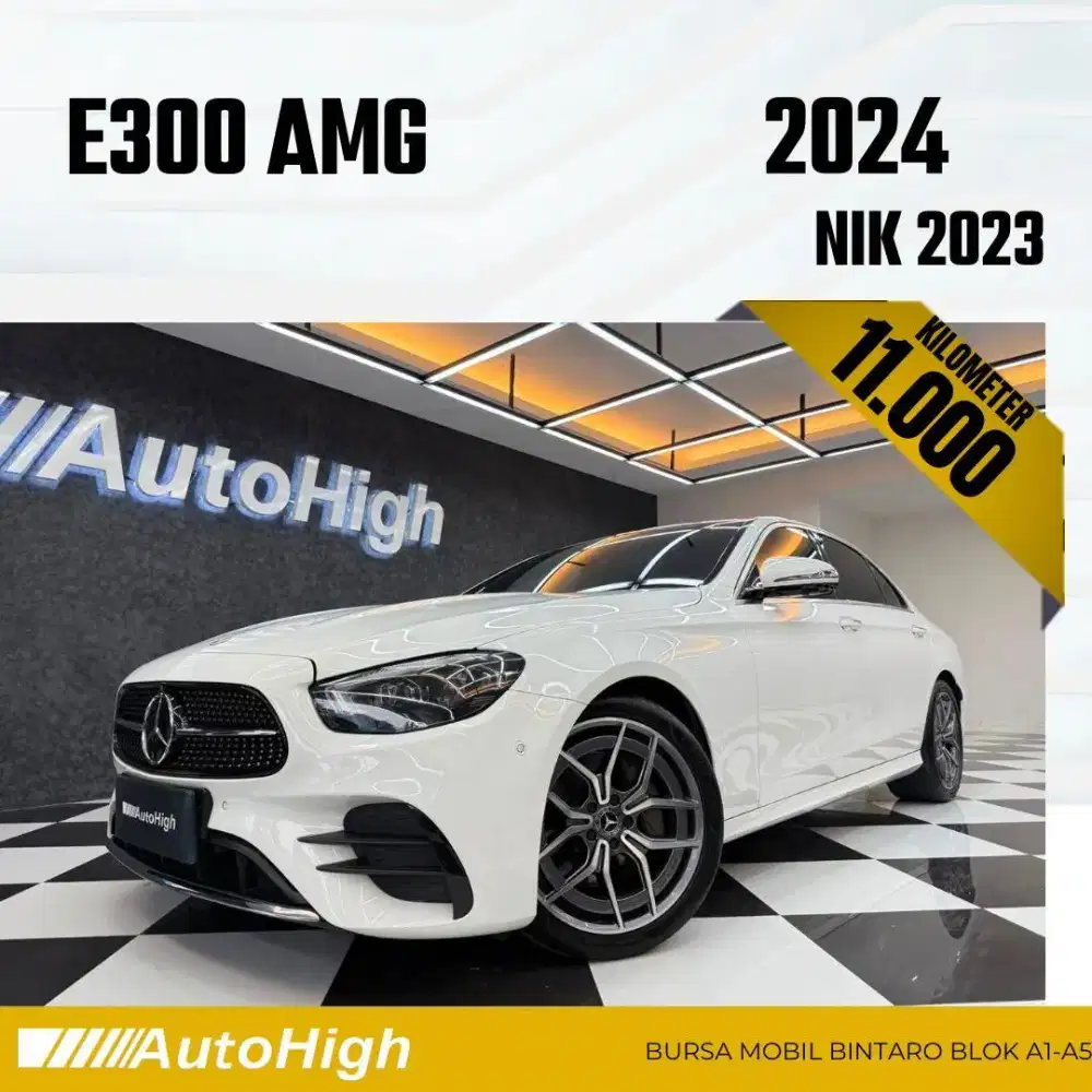 DP10% [Km11.000] E300 AMG 2023 White Reg 2024 #AUTOHIGH