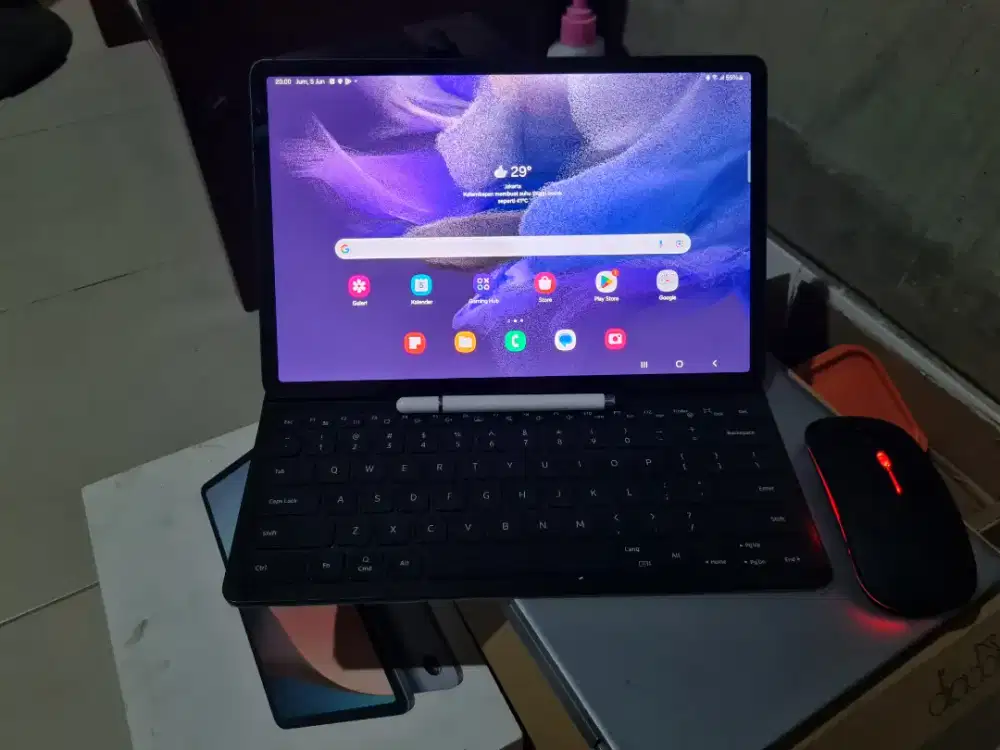 Samsung Tab S7 Fe 5G 6/128GB SEIN RESMI Banyak Bonus