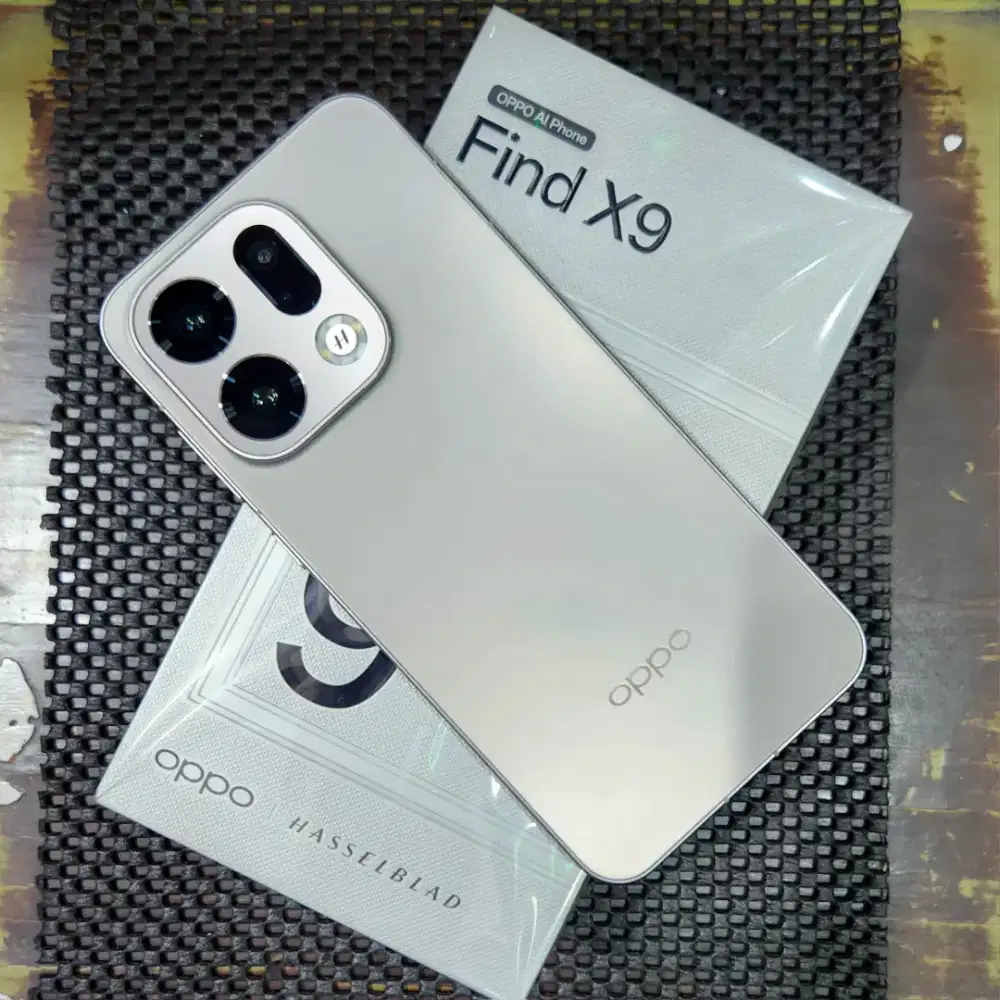 Oppo Find X9 12/256gb, Garansi Feb 2027 fullset original like new