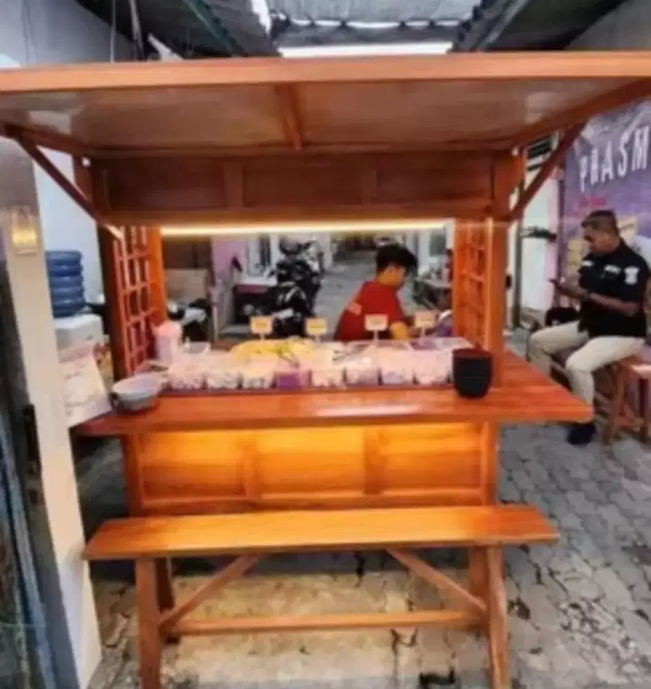 Gerobak angkringan model jepang
