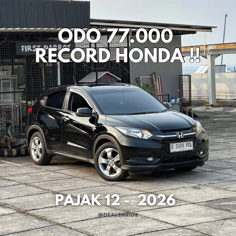 ODO 77.000 ANTIKK !! PAJAK 12/2026 HONDA HRV E CVT 2017 MURAH MERIAH