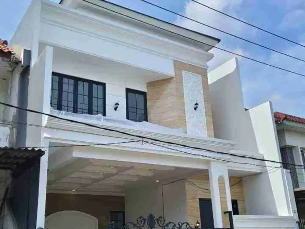 New Modern Classic Rumah Babatan Pantai Surabaya Timur