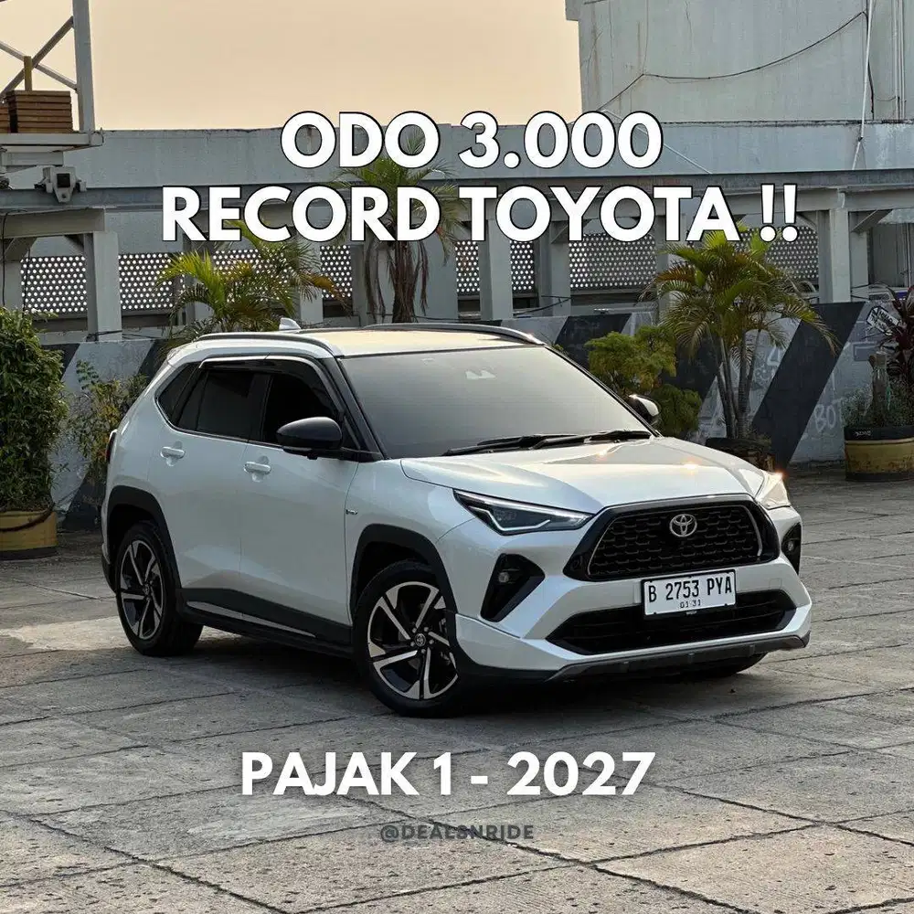 ODO 3.000 LIKE NEW !! PAJAK 1/2027 TOYOTA YARIS CROSS GR HYBRID 2025