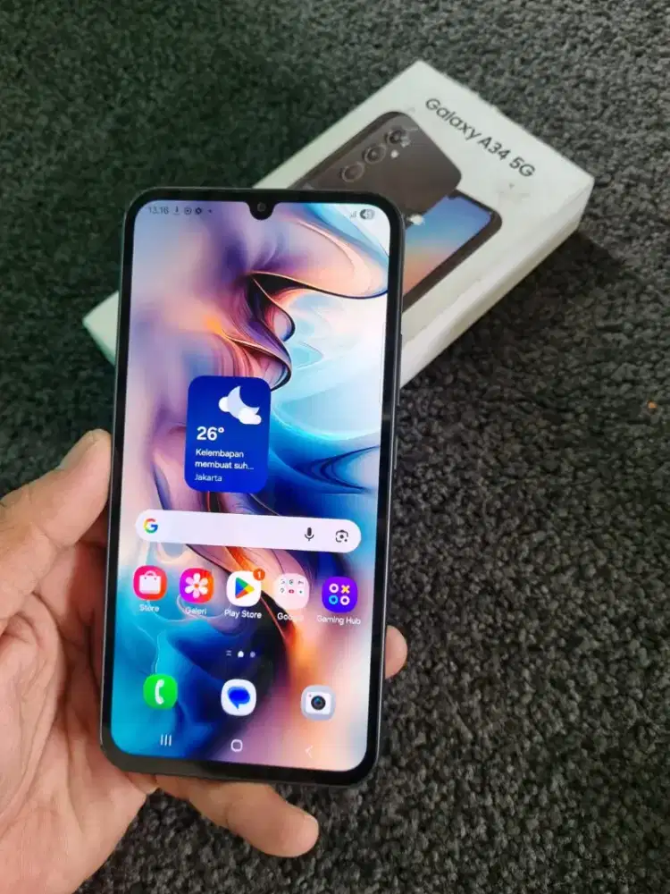 Samsung A34 5g NFc rma 8+8/128 no minus fullset