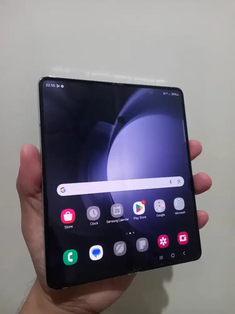 Samsung Galaxy Z Fold 5 Ram 12/1Tb Batangan ex sein ada minus dibaca
