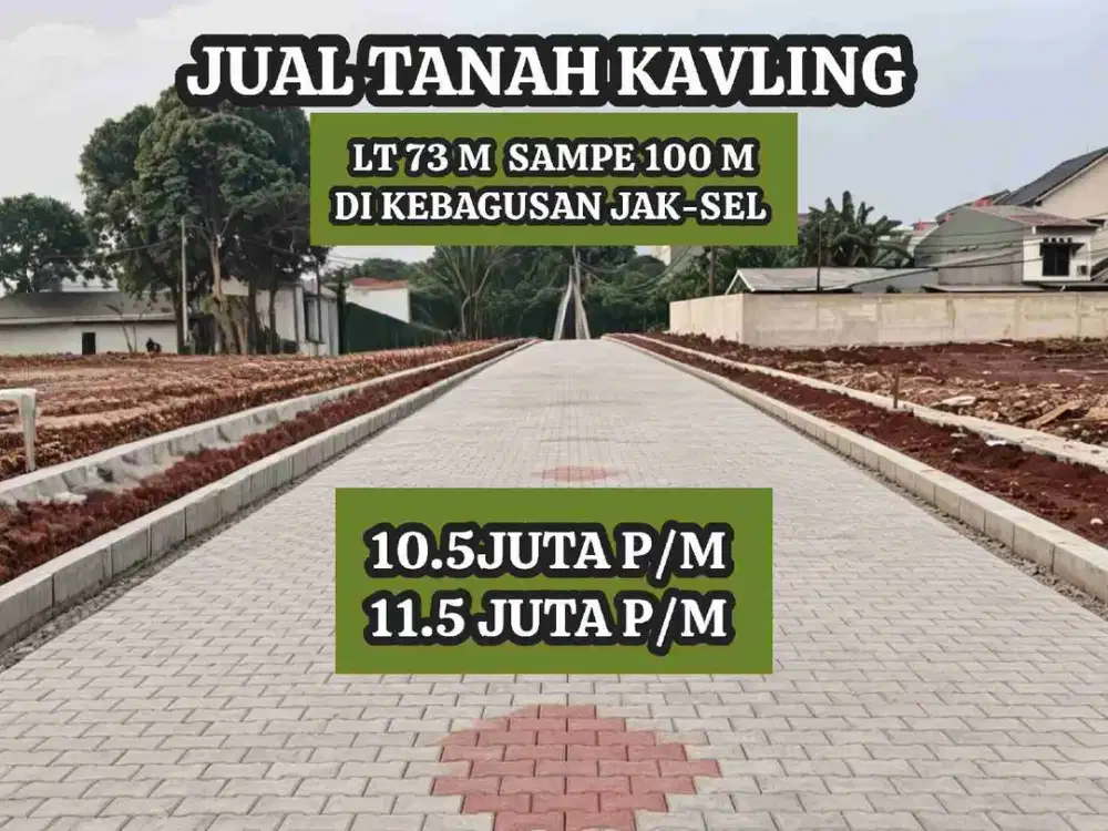 TANAH KAVLING DI KEBAGUSAN JAKARTA SELATAN