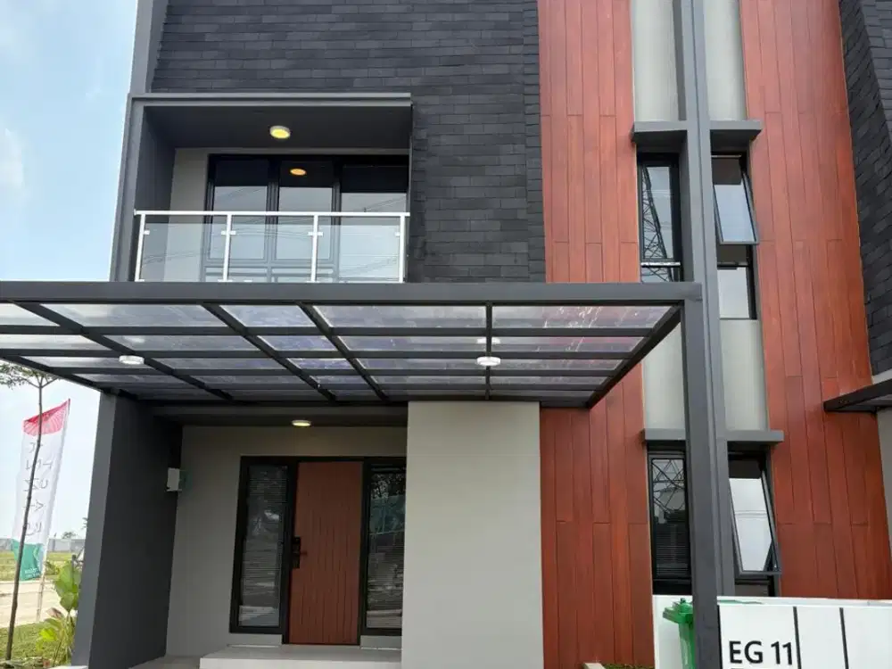 Rumah Baru 2 Lantai Desain Modern Jepang, DP 0% Cicilan Mulai 4 Jutaan, Strategis 15 Menit ke Summarecon Mall dan Stasiun Bekasi - Free PPN & Bebas Biaya