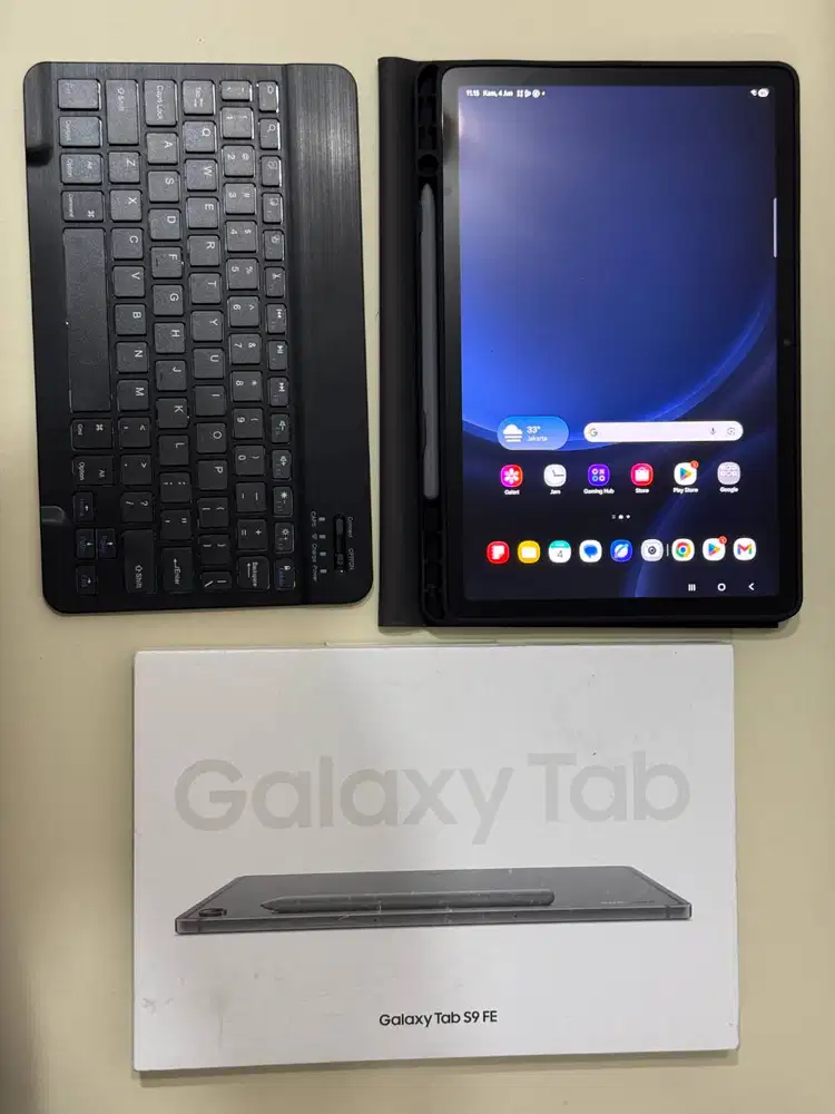 Samsung Tab S9 FE 6/128 Wifi + Keyboard - ex SEIN
