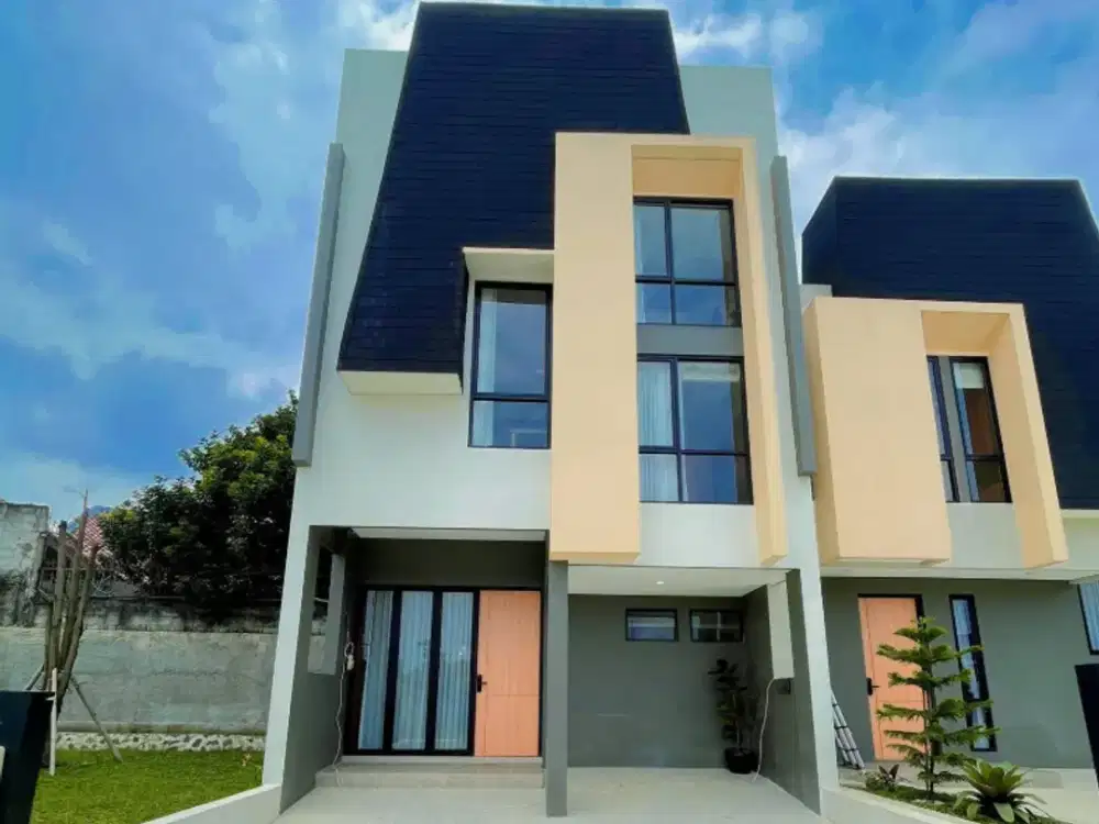 Rumah Baru 2 Lantai Desain Modern Scandinavian di Pusat Kota Bogor, DP 0% Cicilan Mulai 3 Jutaan, Akses Strategis 5 Menit ke Stasiun Cibinong - FREE PPN & Bebas Biaya