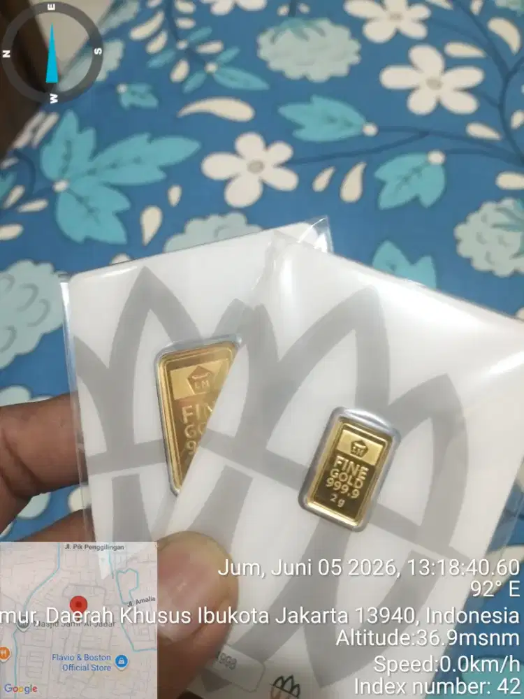 Logam mulia 5gram dan 2 gram