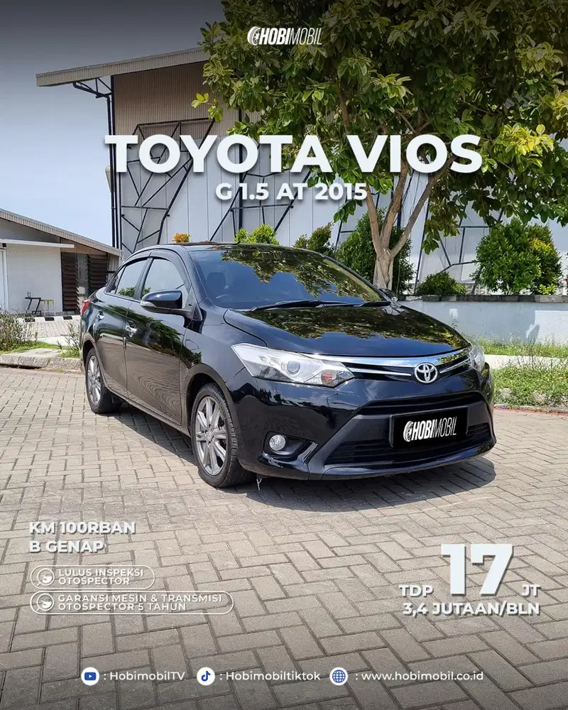 Toyota Vios G 1.5 AT Thn 2015
