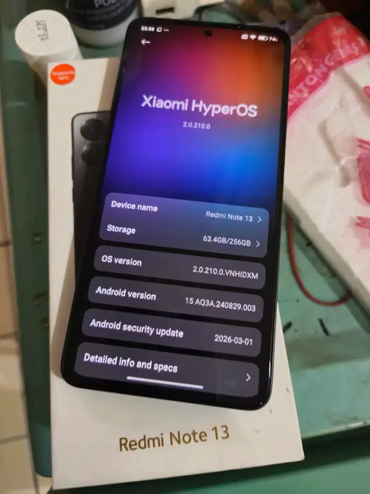 Redmi note 13 4g 8/256 fullset